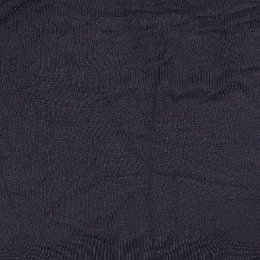 Per Una Womens Blue Knit Pullover Jumper Size 18