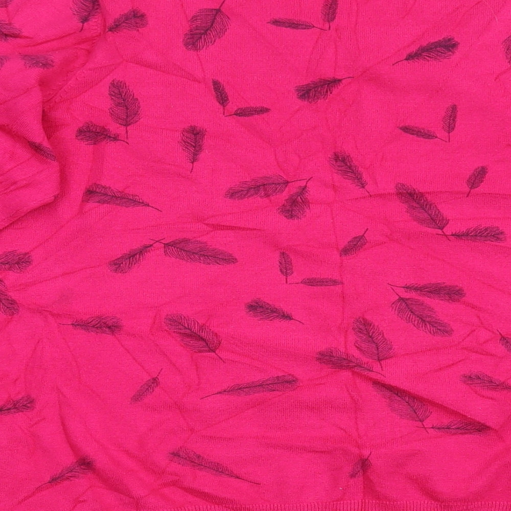 Signature Womens Pink Knit Pullover Jumper Size XL