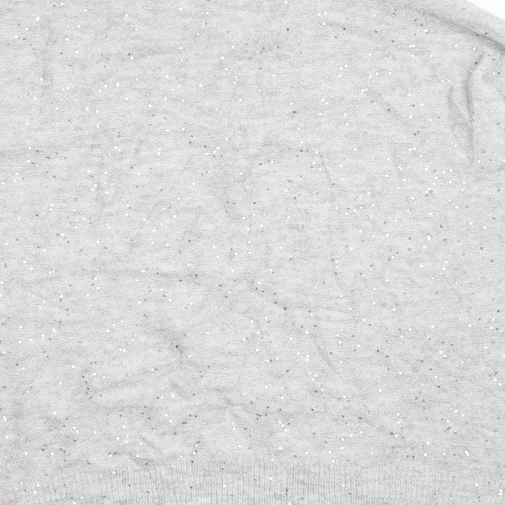 NEXT Womens Grey Knit Pullover Jumper Size M