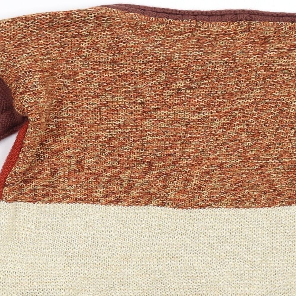 Primark Womens Multicoloured Knit Pullover Jumper Size 10