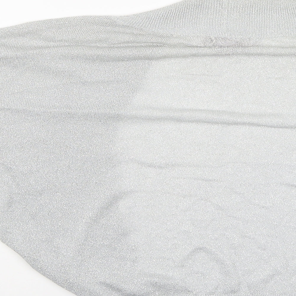 Monsoon Womens Grey Basic Blouse Size 12