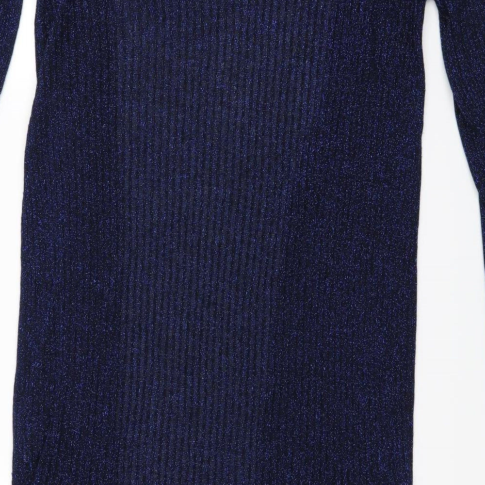 Preworn Womens Black Wrap Jumper One Size