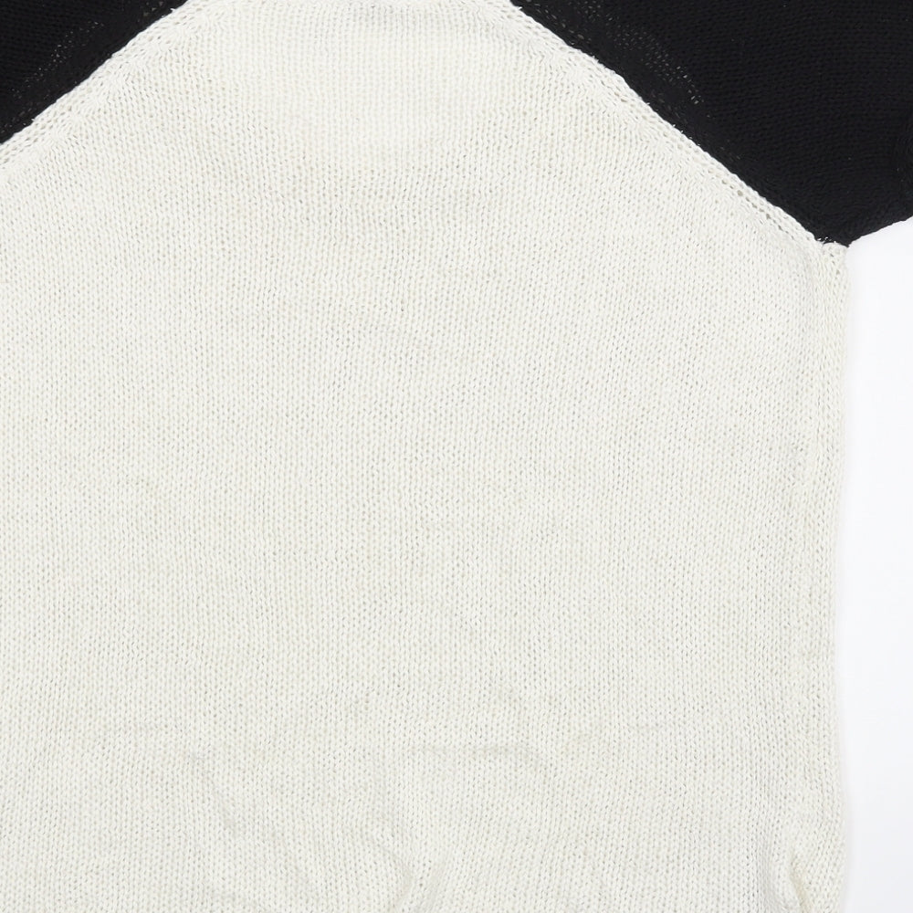 H&M Womens White Basic Blouse Size S