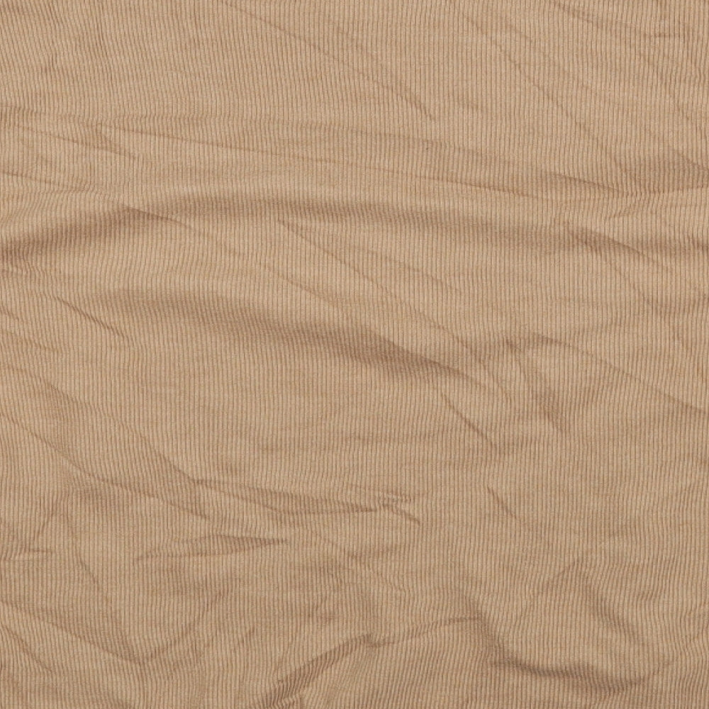 Zara Womens Brown Basic Blouse Size 8