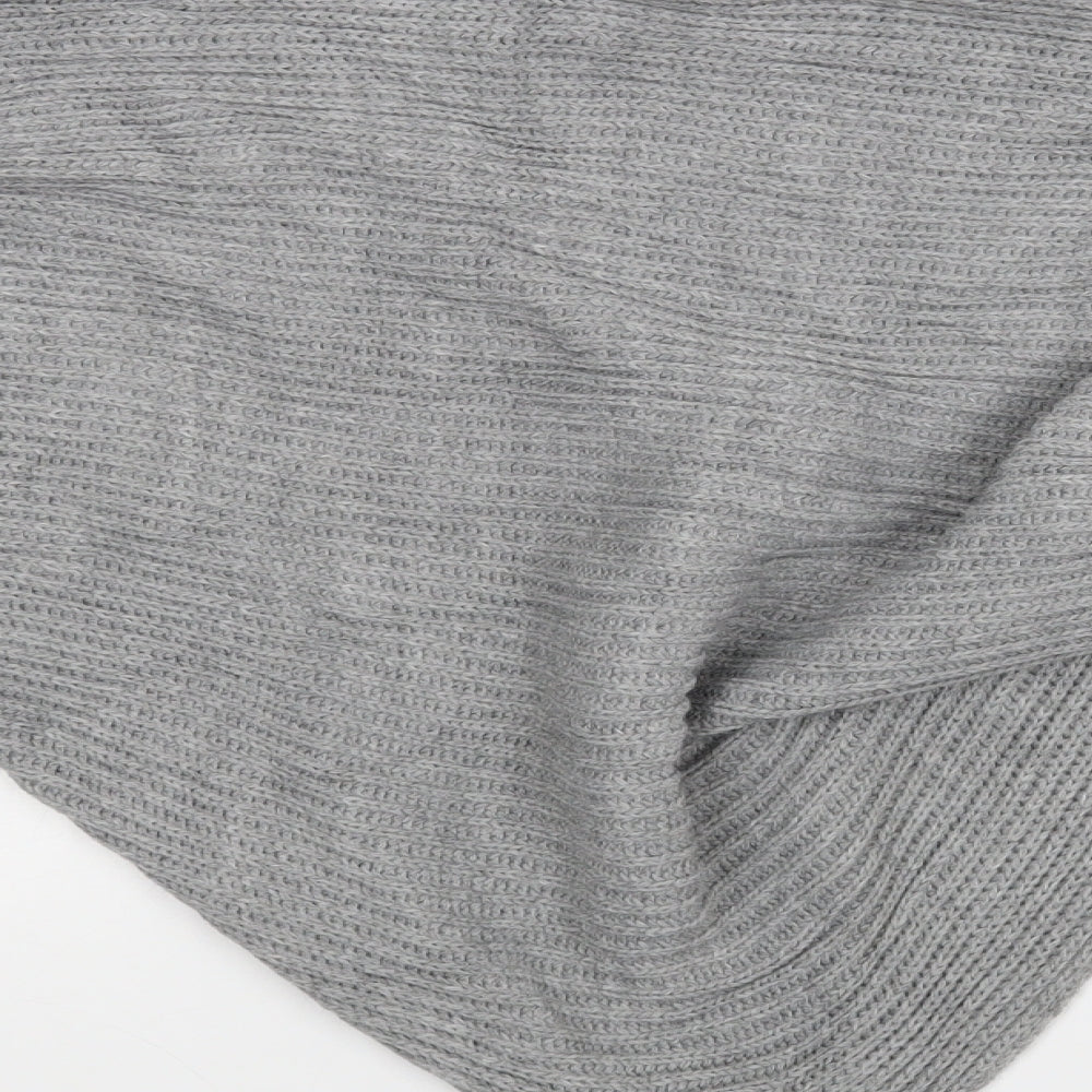I SAW IT FIRST Womens Grey Shrug Jumper Size S