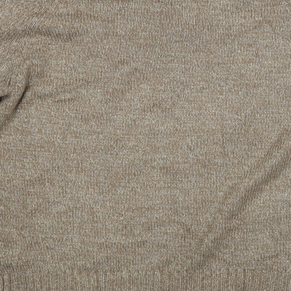 H&M Womens Gold Pullover Jumper Size S