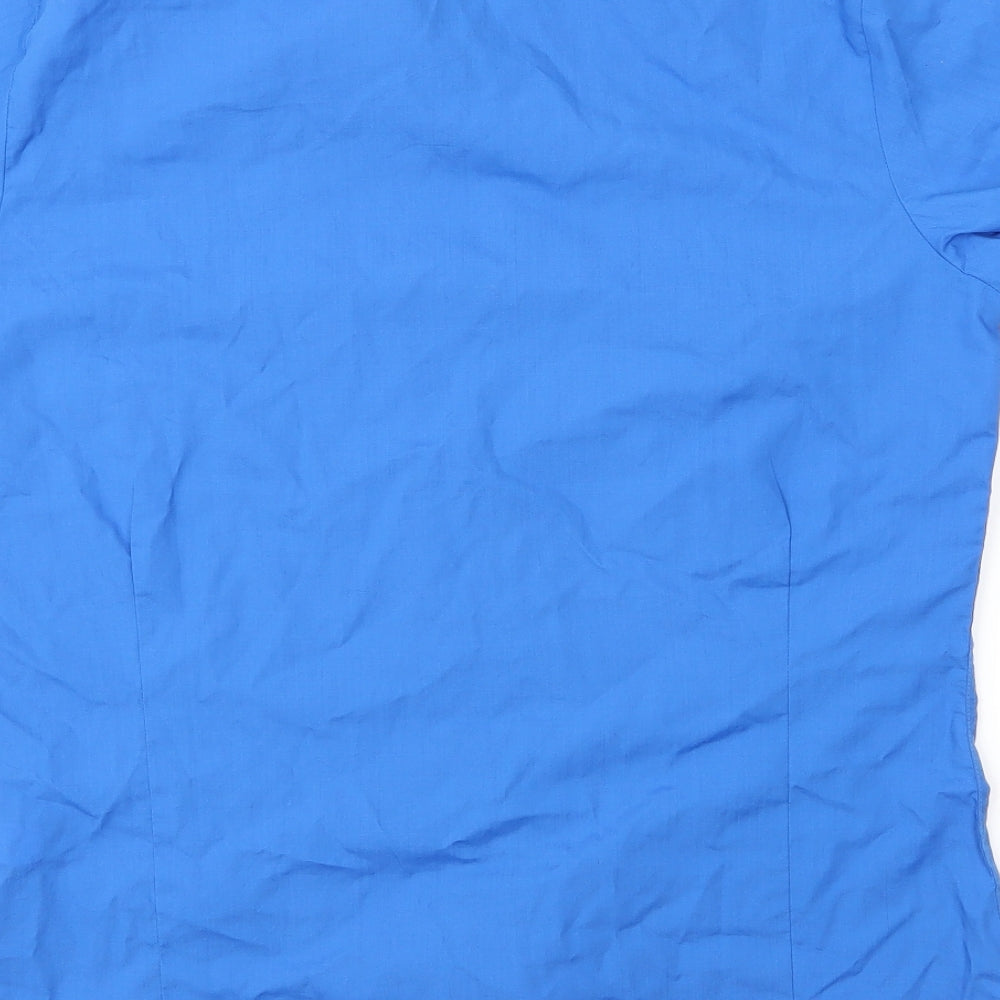 Premier Womens Blue Basic Button-Up Size 12