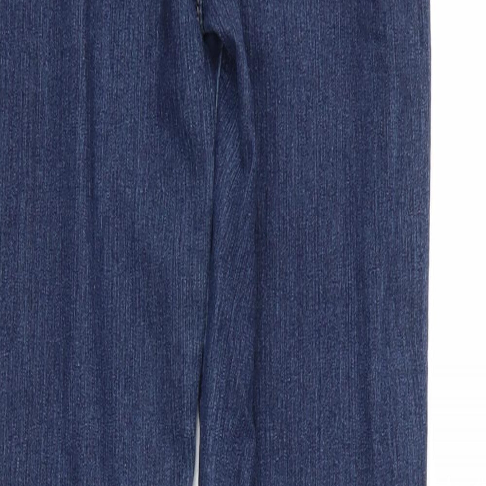 Denim Co. Womens Blue Straight Jeans Size 8 L36 in