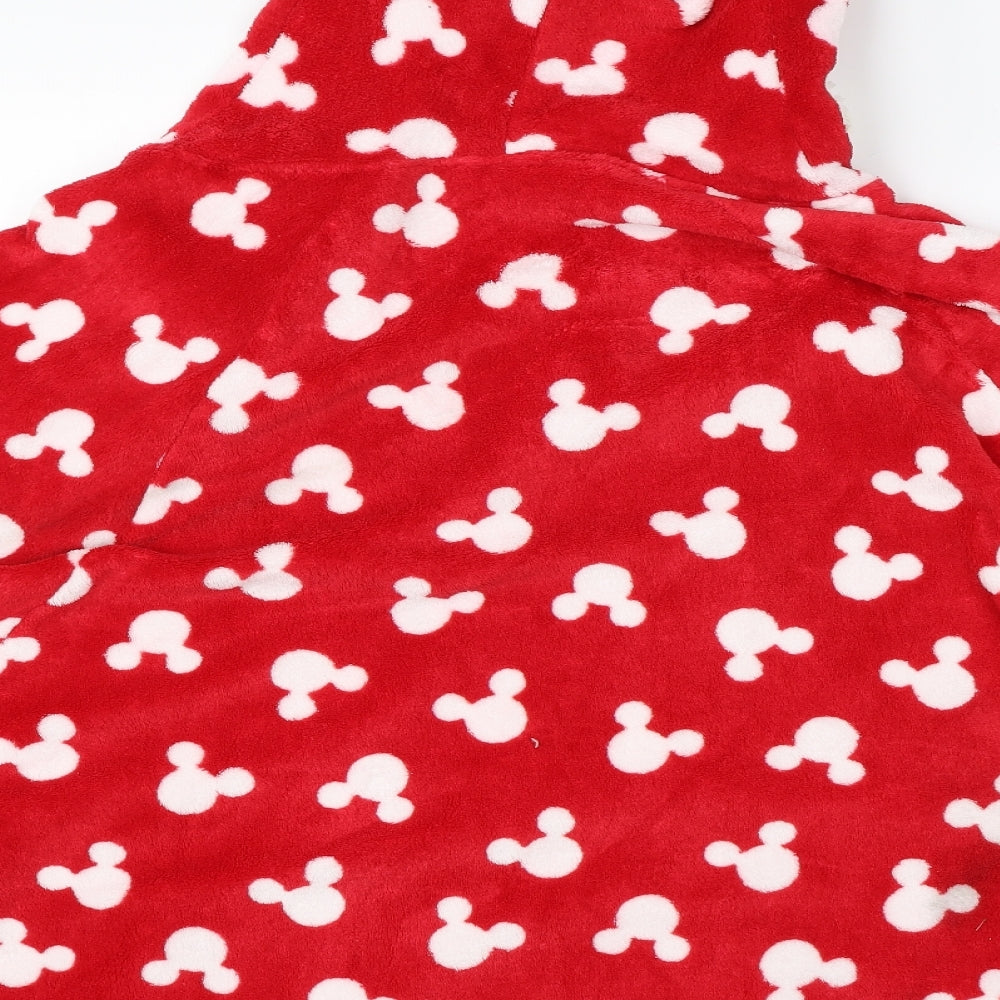 Disney Boys Red Robe One Size - disney mickey mouse