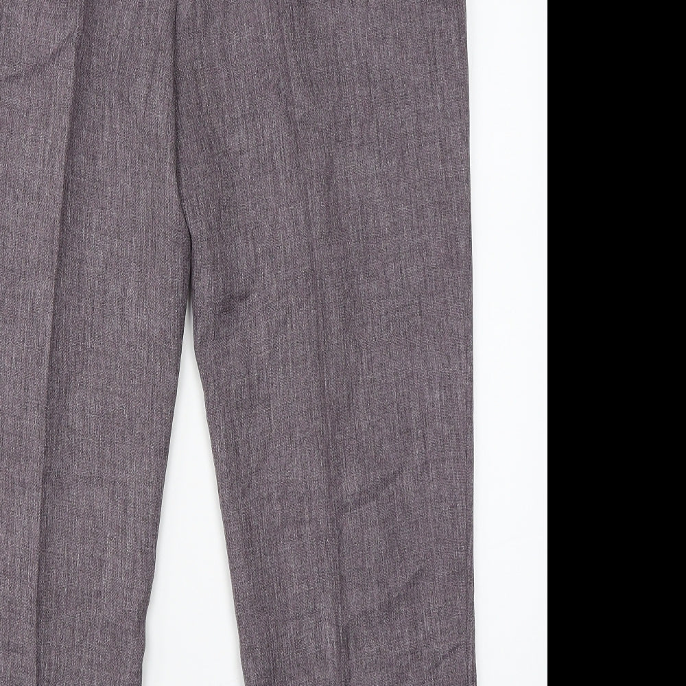 Damart Womens Purple Dress Pants Trousers Size 18 L24 in