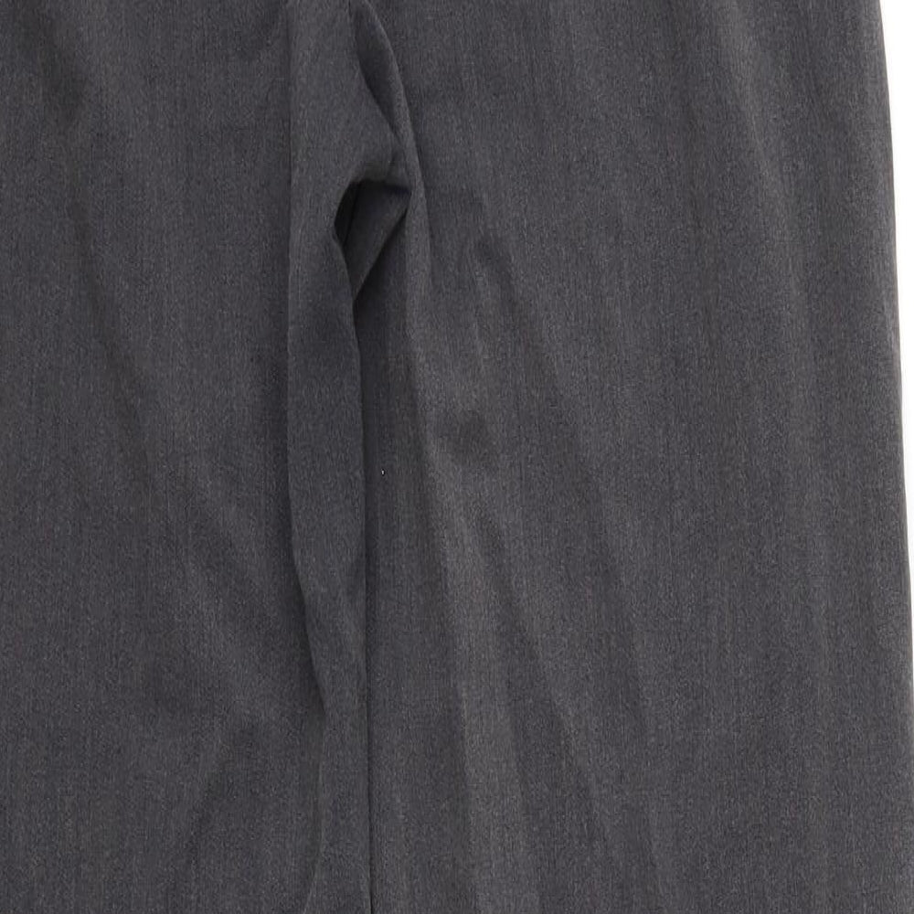 Just Elegance Womens Grey Dress Pants Trousers Size 14 L30 in