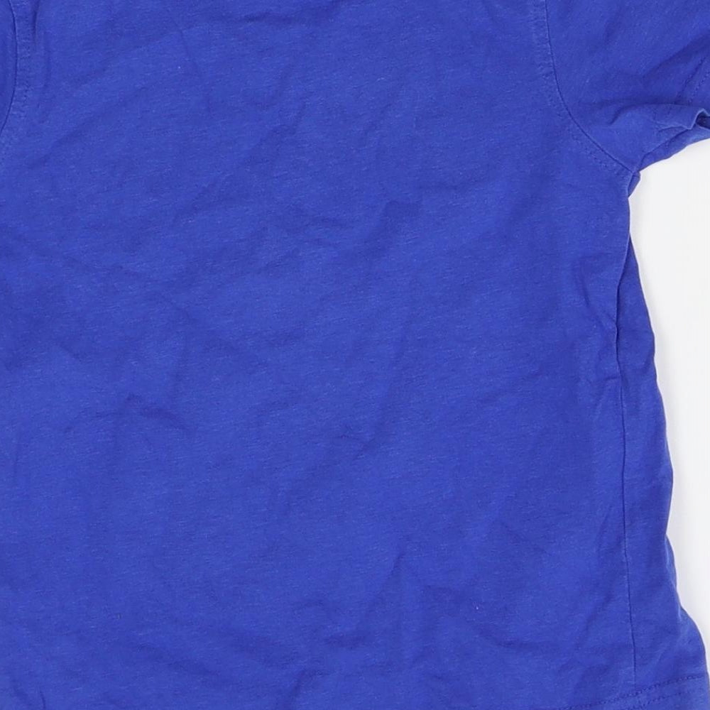 George Boys Blue Basic T-Shirt Size 2-3 Years
