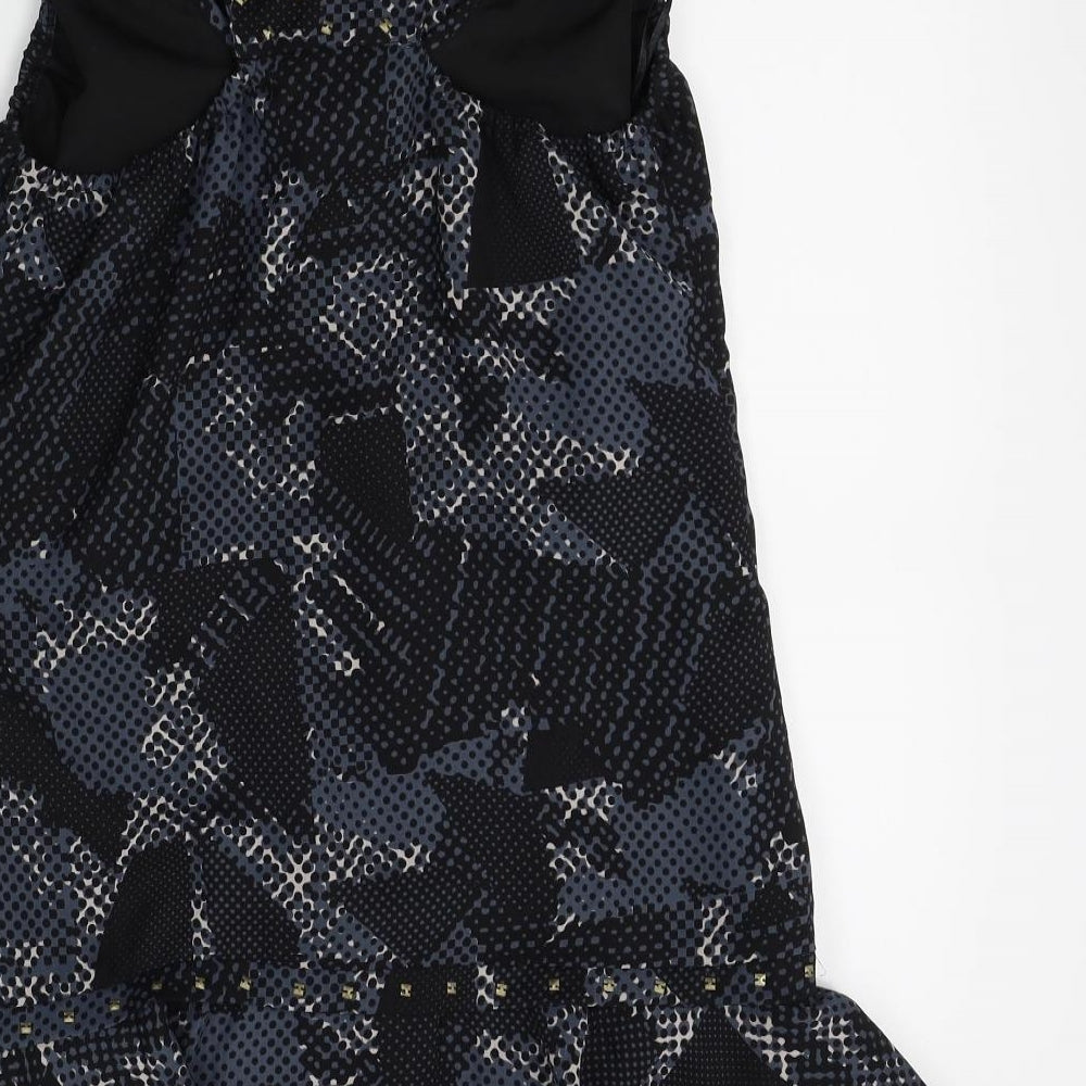 Miss Selfridge Womens Blue A-Line Size 10
