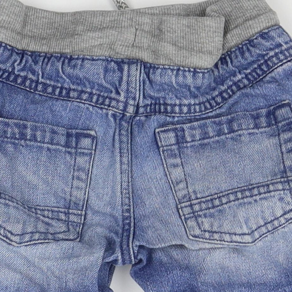 F&F Baby Blue Denim Jeans Size 12-18 Months - shorts