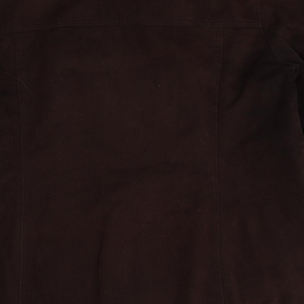 Maine Womens Brown Jacket Coat Size 14