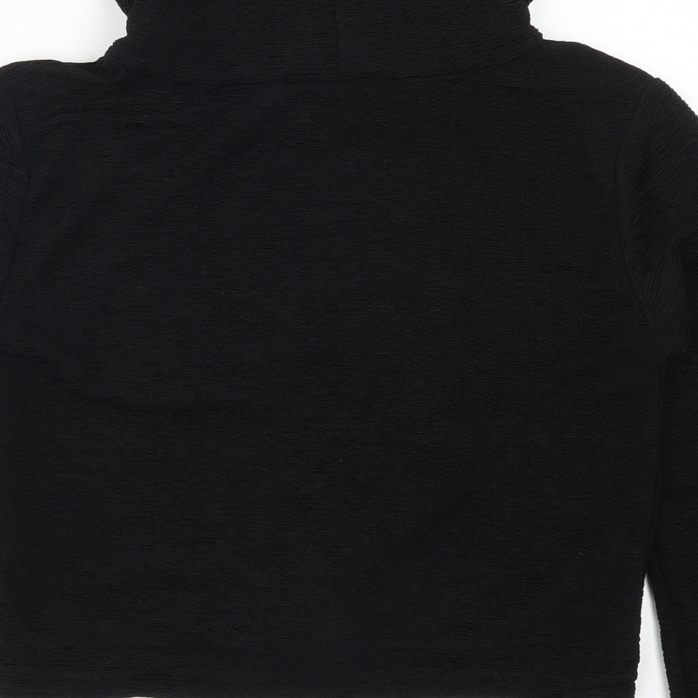 H&M Womens Black Pullover Sweatshirt Size 6