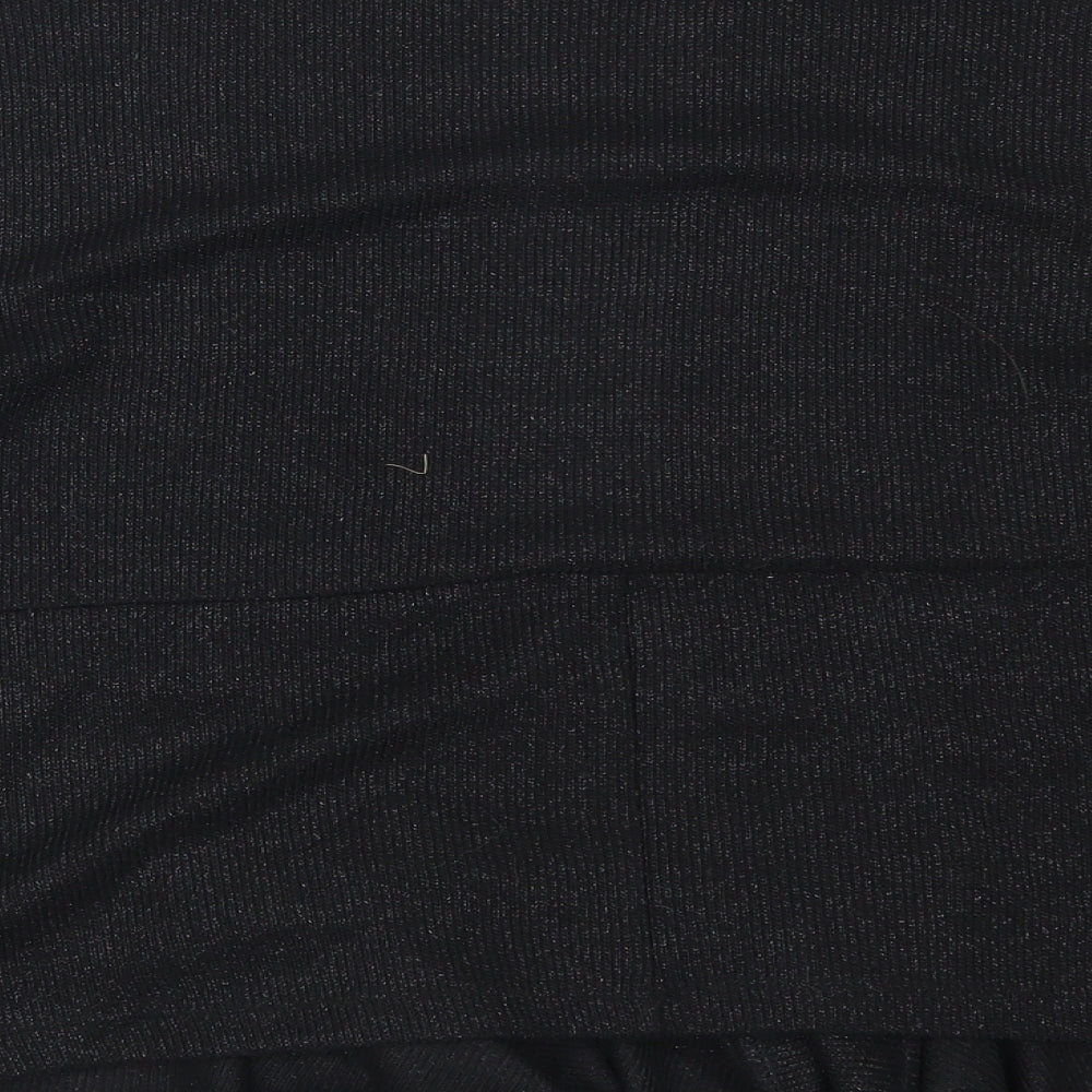 Viz A Viz Womens Black Cardigan Jumper Size 14