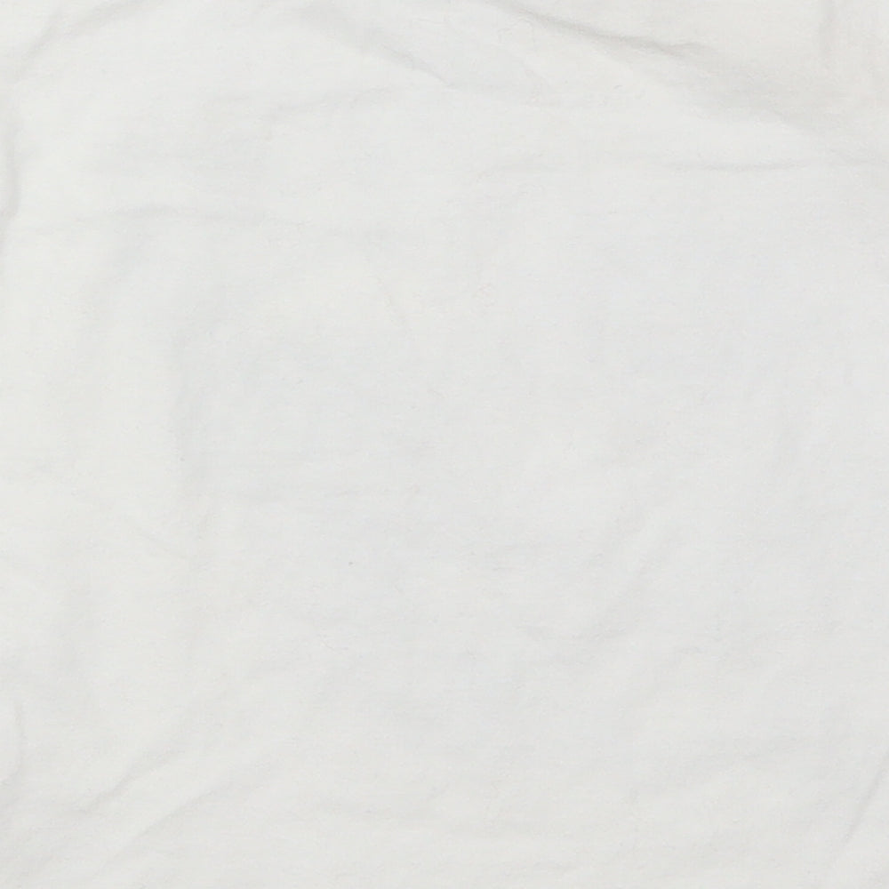 F&F Boys White Basic T-Shirt Size 5-6 Years - Paisley Skull