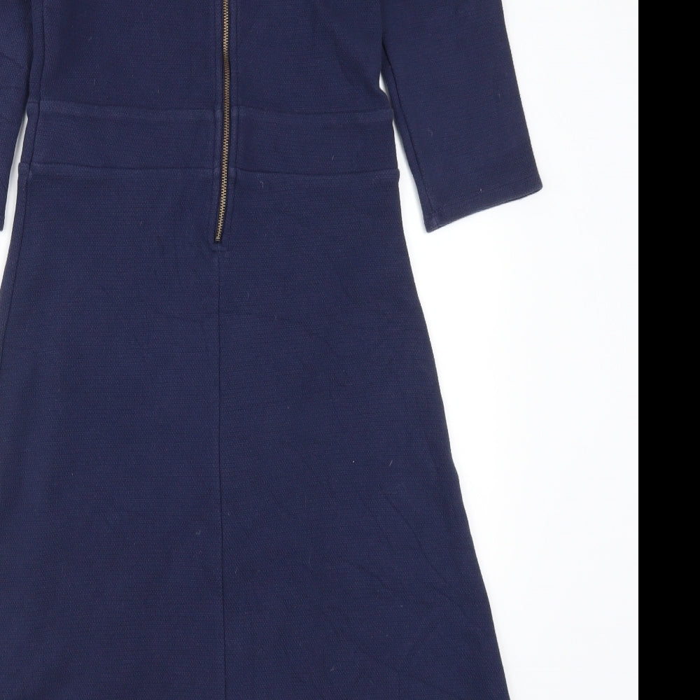 Brantree Womens Blue A-Line Size S