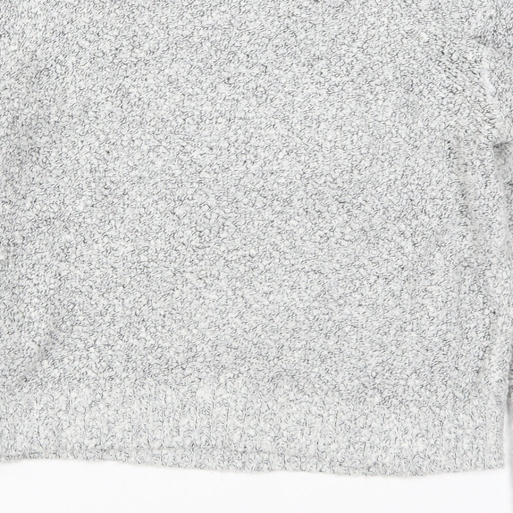 H&M Womens Grey Knit Pullover Jumper Size S
