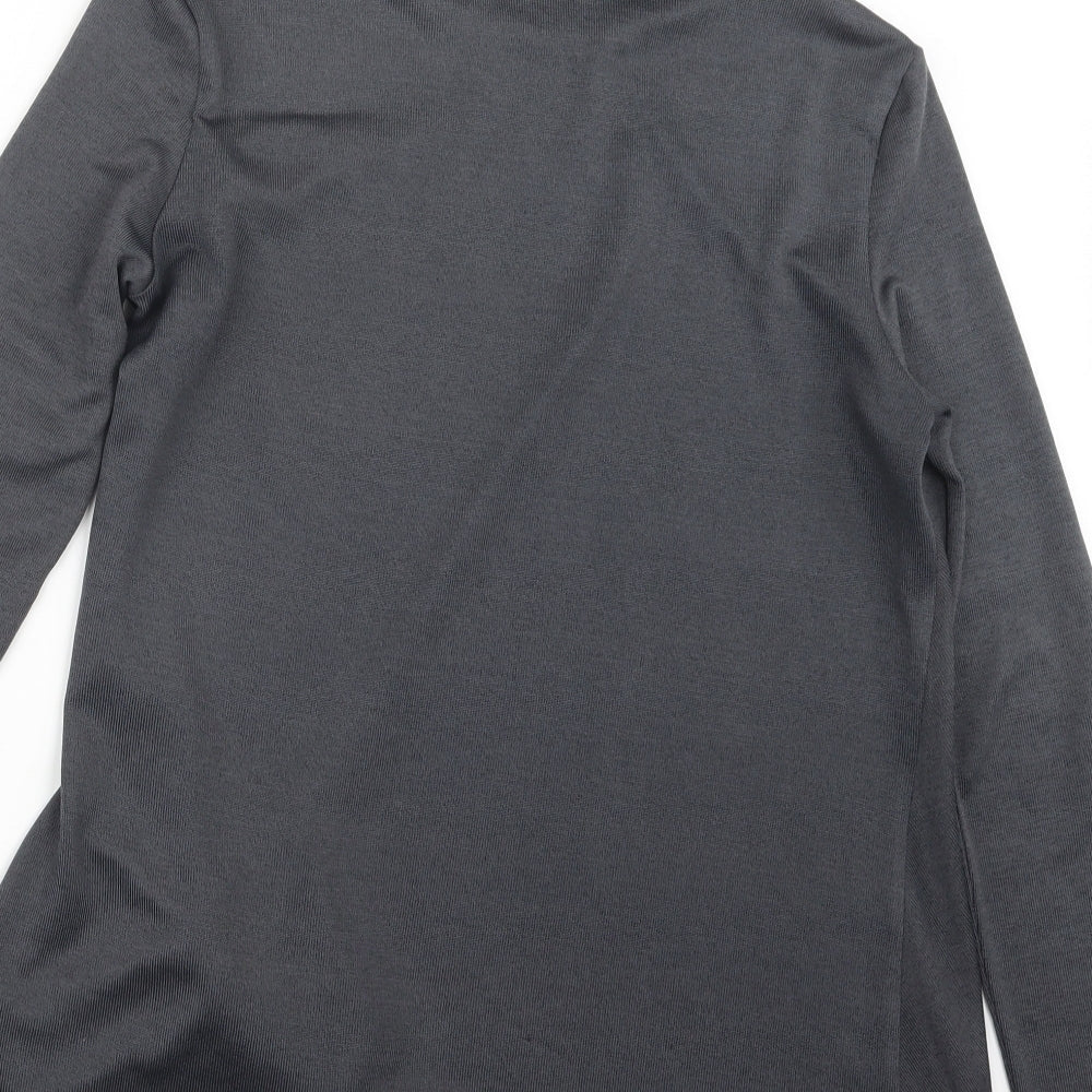Yoins Womens Grey Basic T-Shirt Size M