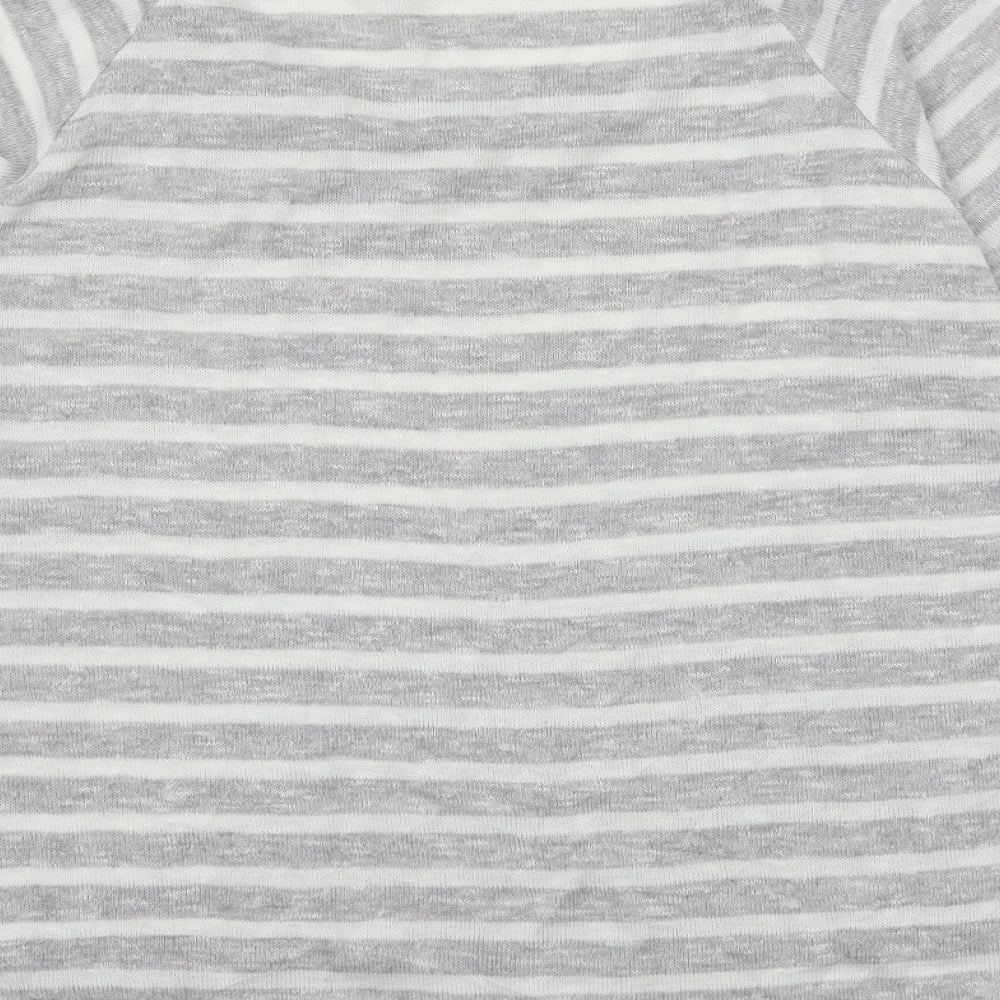TU Womens Grey Knit Pullover Jumper Size 14