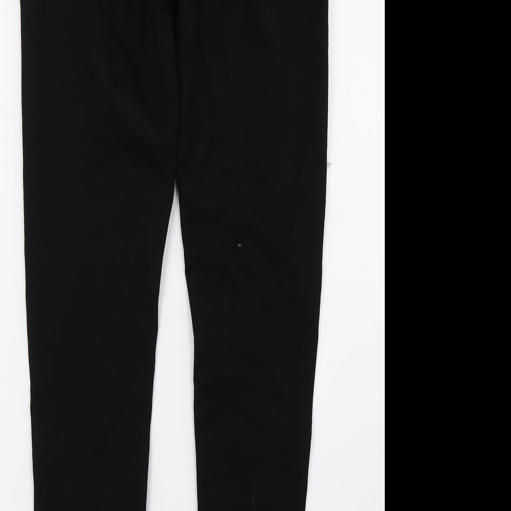 Style Womens Black Capri Leggings Size 8 L27 in
