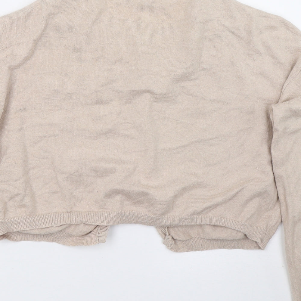 Conbipel Womens Beige Cardigan Jumper Size S