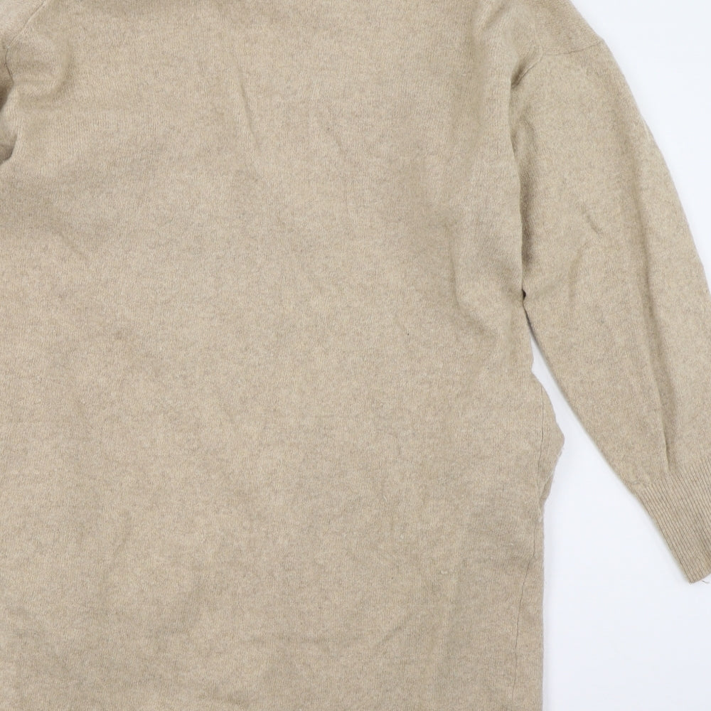 C&A Womens Beige Cardigan Jumper Size S