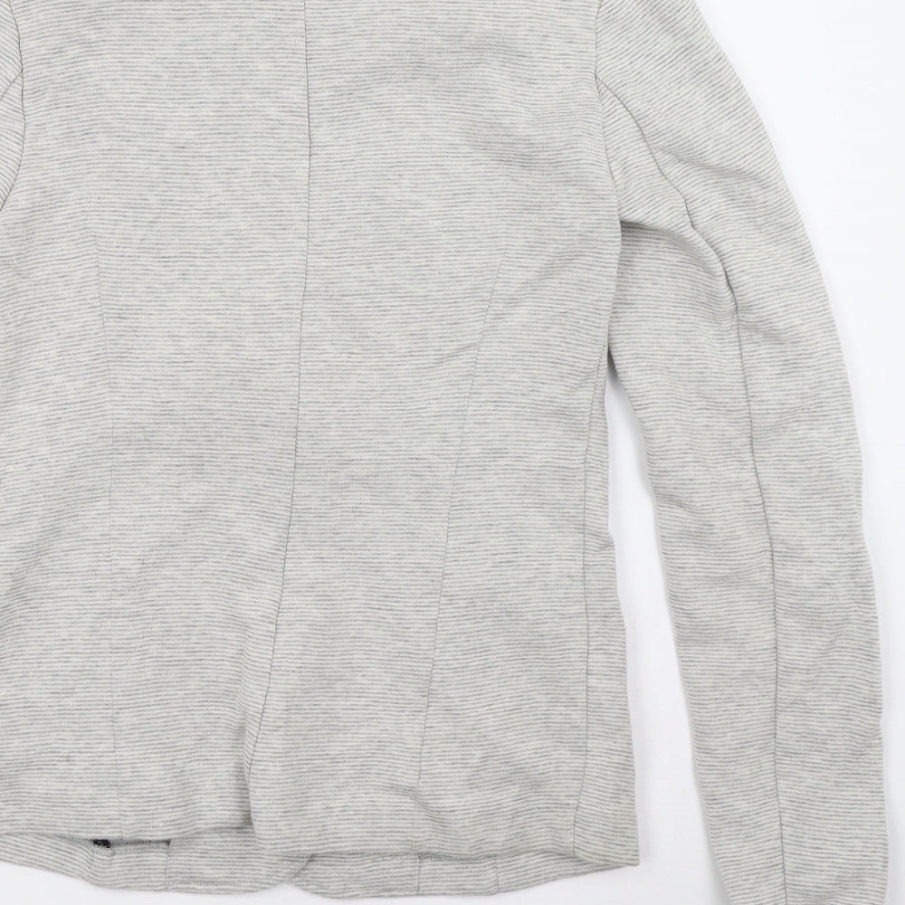 heyton Womens Grey Jacket Blazer Size 8