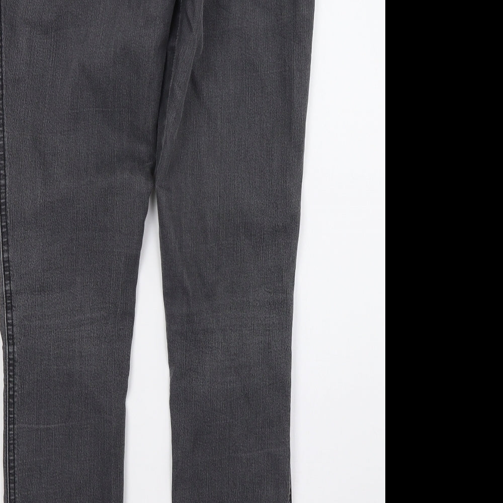 Dorothy Perkins Womens Grey Jegging Jeans Size 12 L28 in