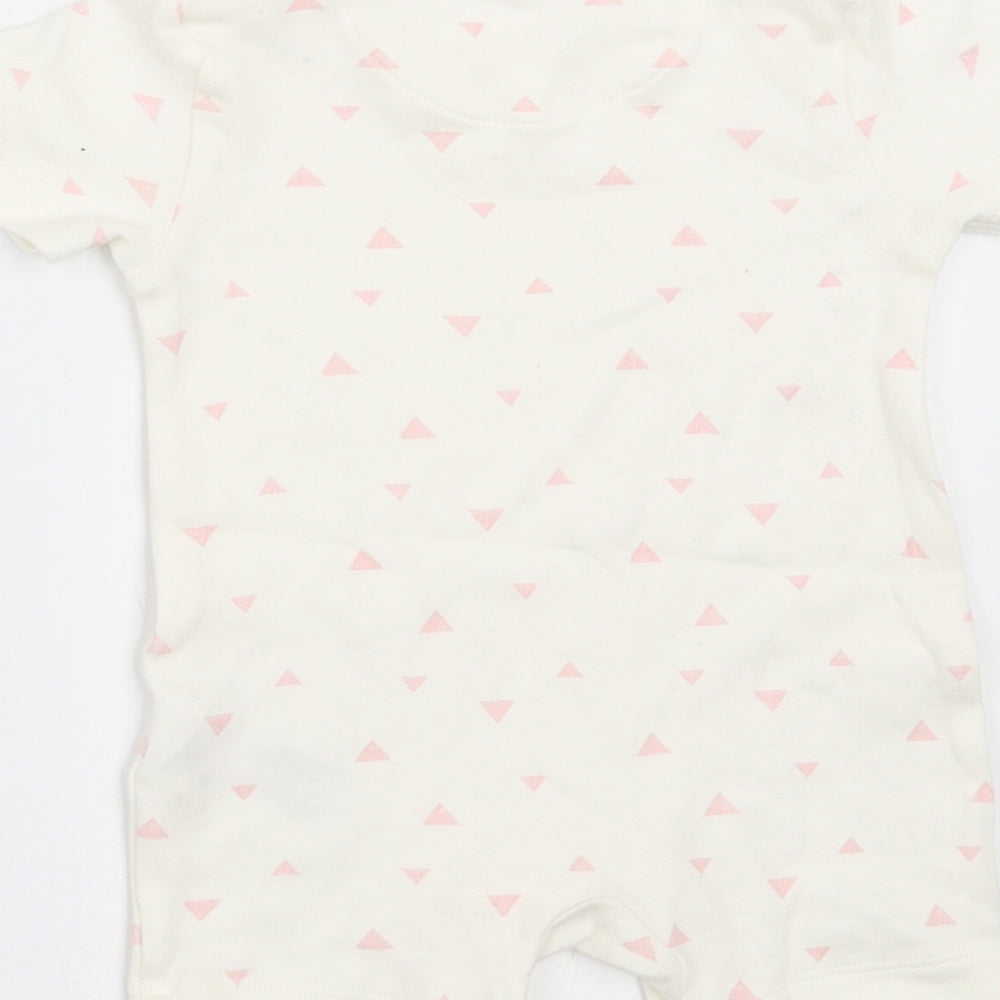 Marks & Spencer Ivory Polka Dot Romper One-Piece Size 0-3 Months