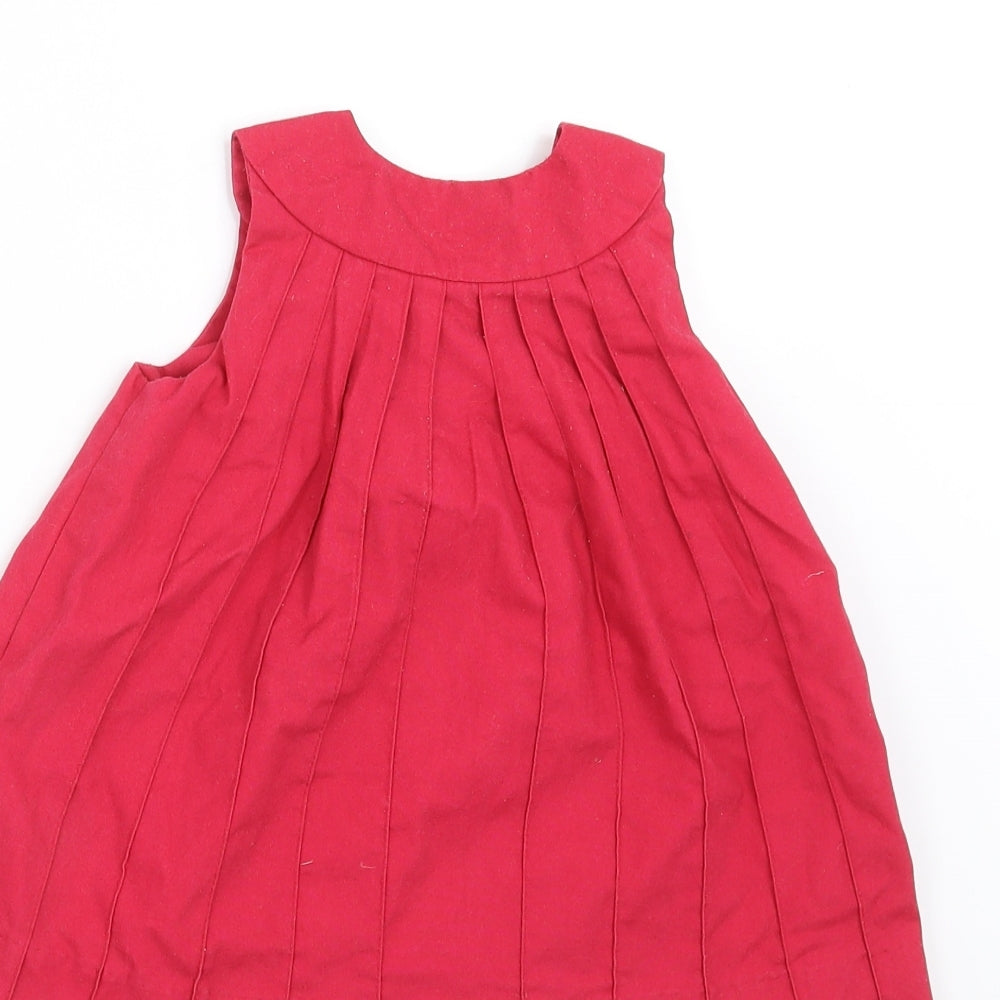 H&M Girls Red A-Line Size 9-12 Months