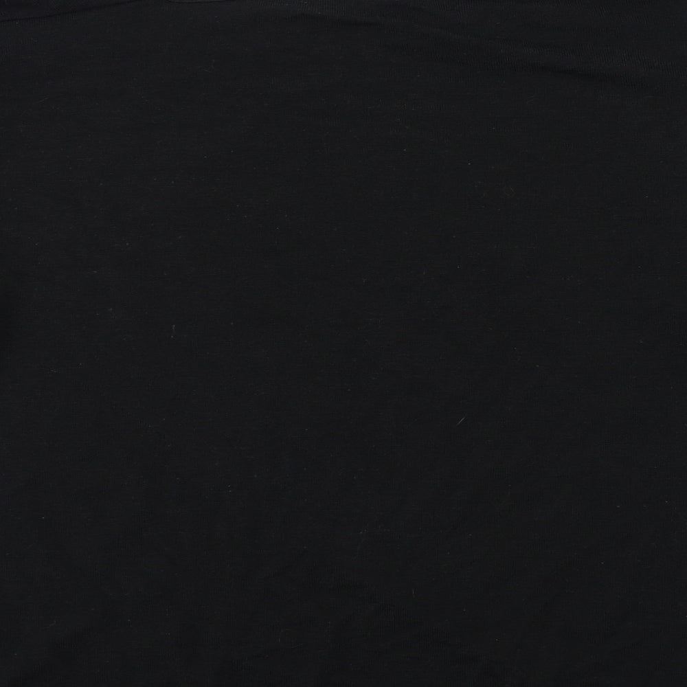 AURA Womens Black Knit Pullover Jumper Size L