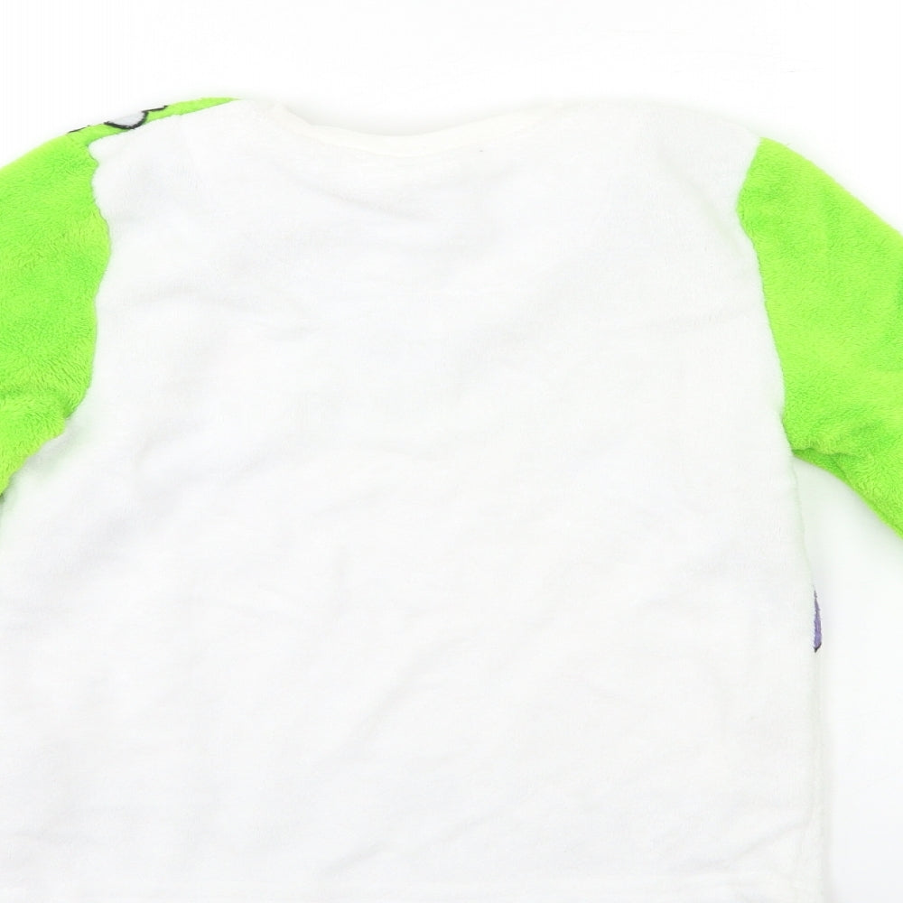 Toy story Boys Green Geometric Fleece Pyjama Top Size 7-8 Years