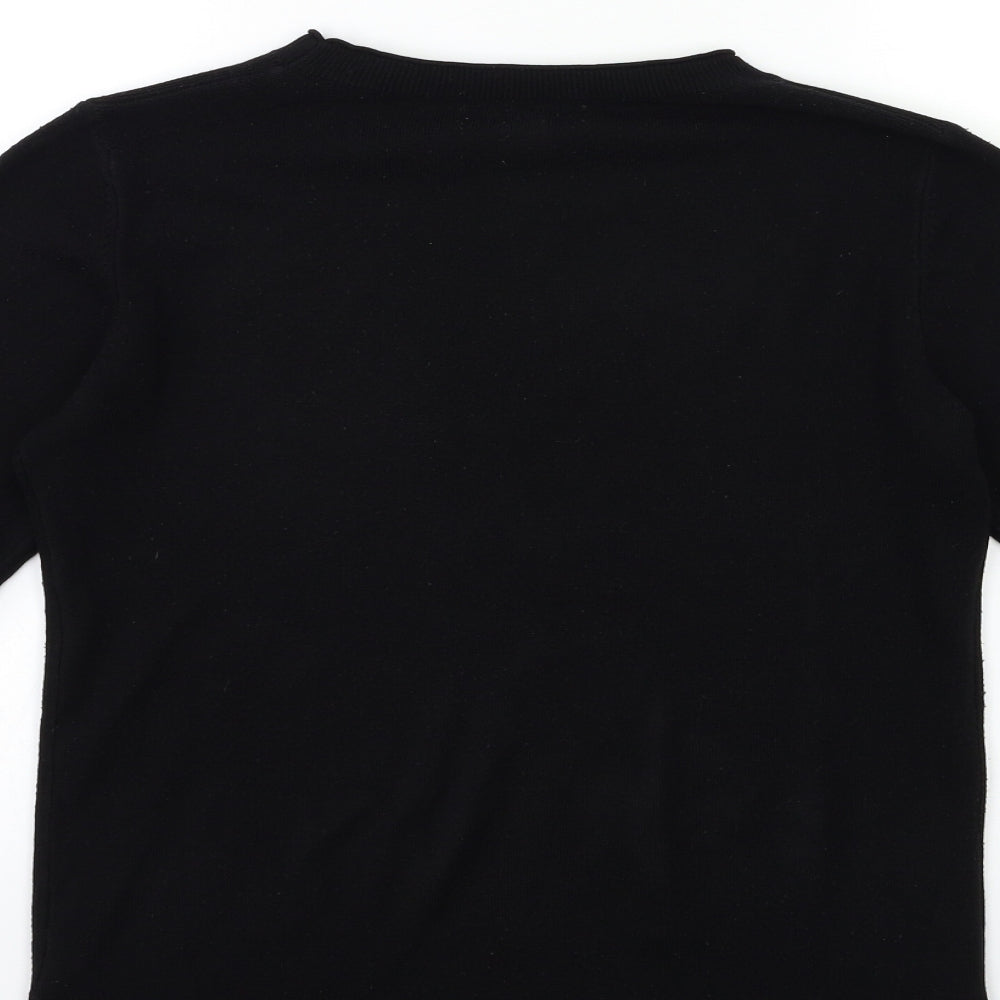 Atmosphere Womens Black Knit Pullover Jumper Size 10