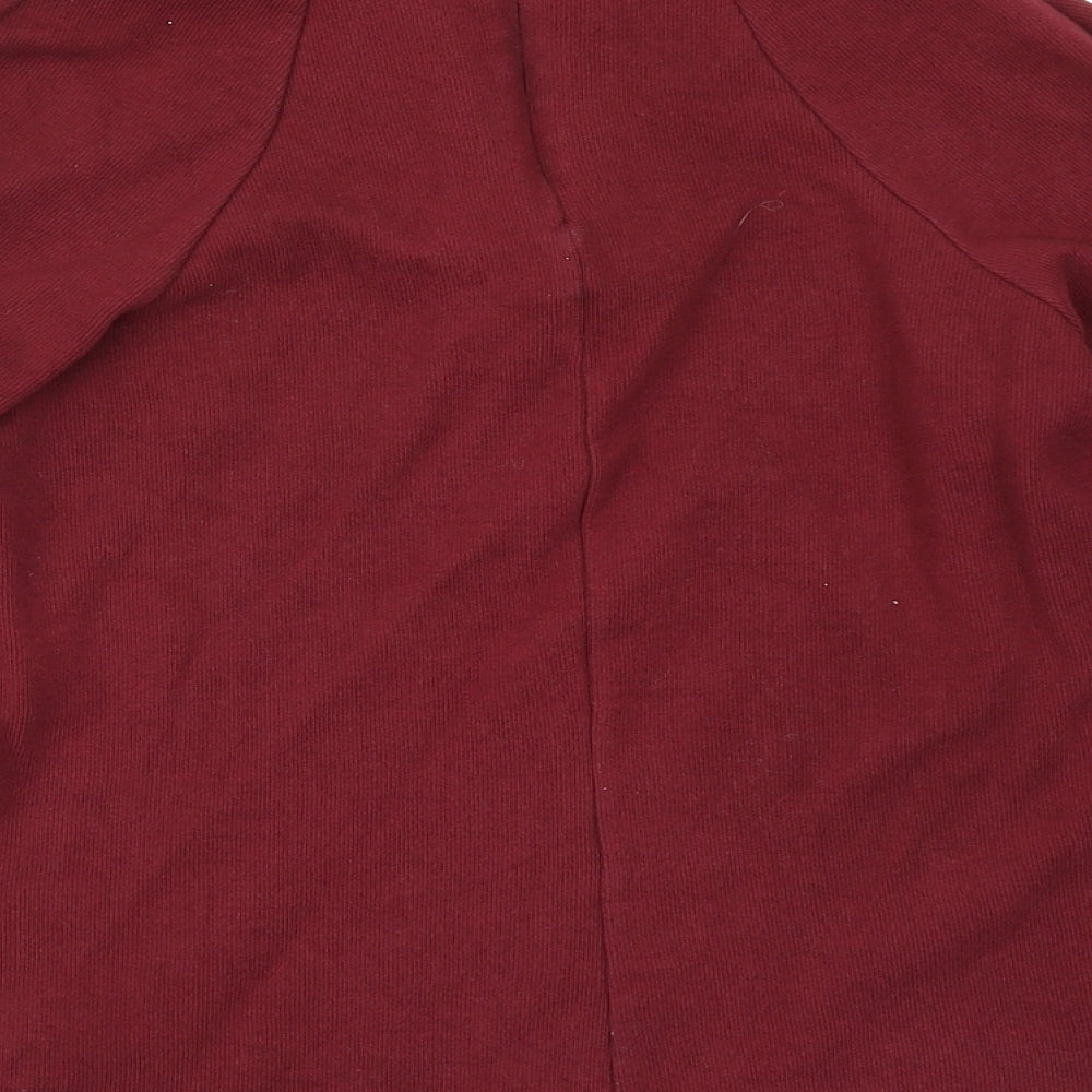 Marks & Spencer Collection Womens Red Knit Pullover Jumper Size 10