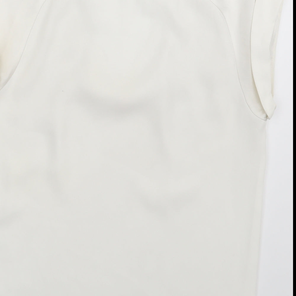 River Island Womens Ivory Basic Blouse Size 8