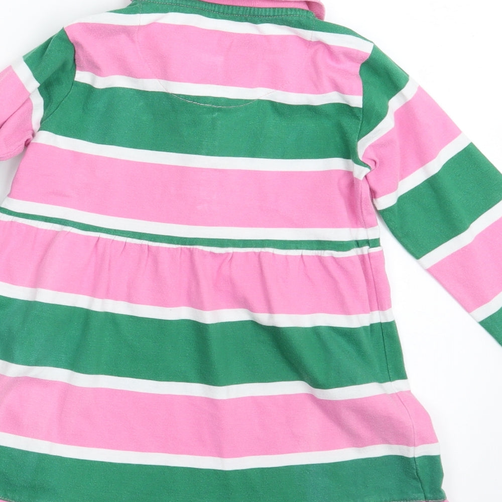 Lansdowne Girls Multicoloured Striped Basic T-Shirt Size 5-6 Years