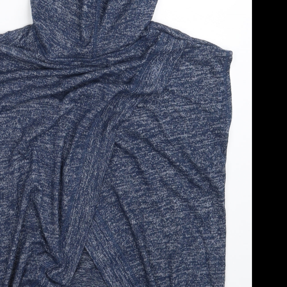 H&M Girls Blue Pullover Hoodie Size 12-13 Years