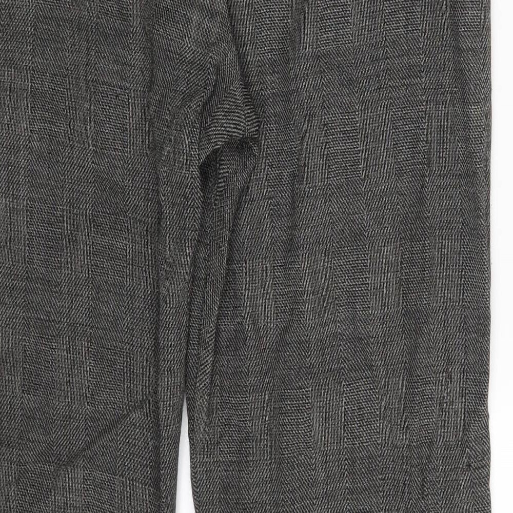 Wallis Womens Brown Trousers Size 12 L28 in