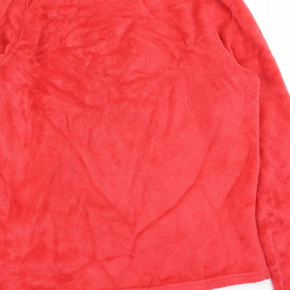 Primark Womens Red Solid Top Pyjama Top Size 6