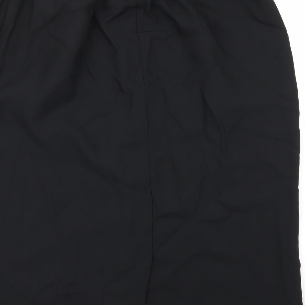Ann Harvey Womens Black A-Line Skirt Size 10 - Stretch waistband