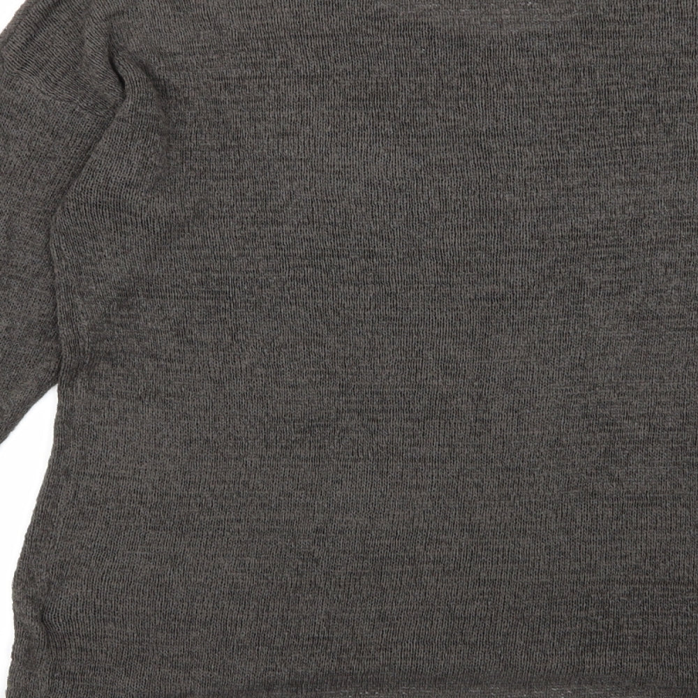 H&M Womens Grey Pullover Jumper Size M