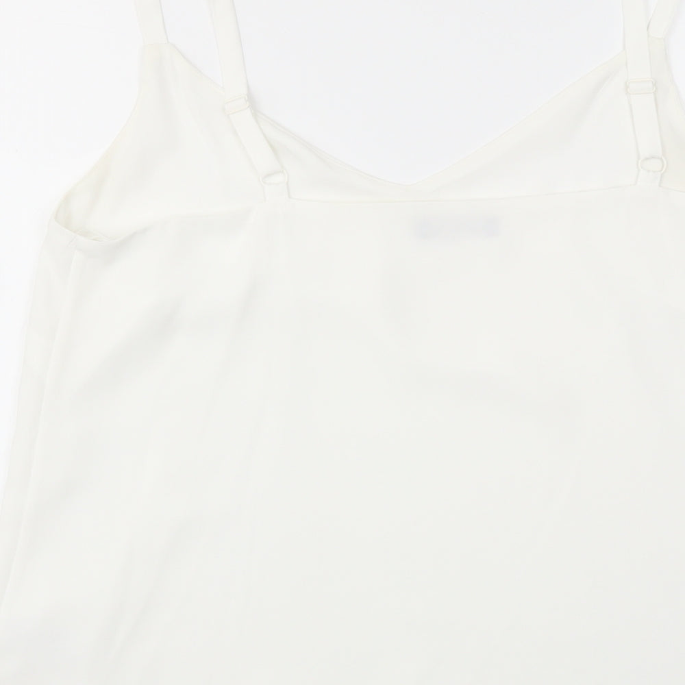 F&F Womens White Basic Blouse Size 16