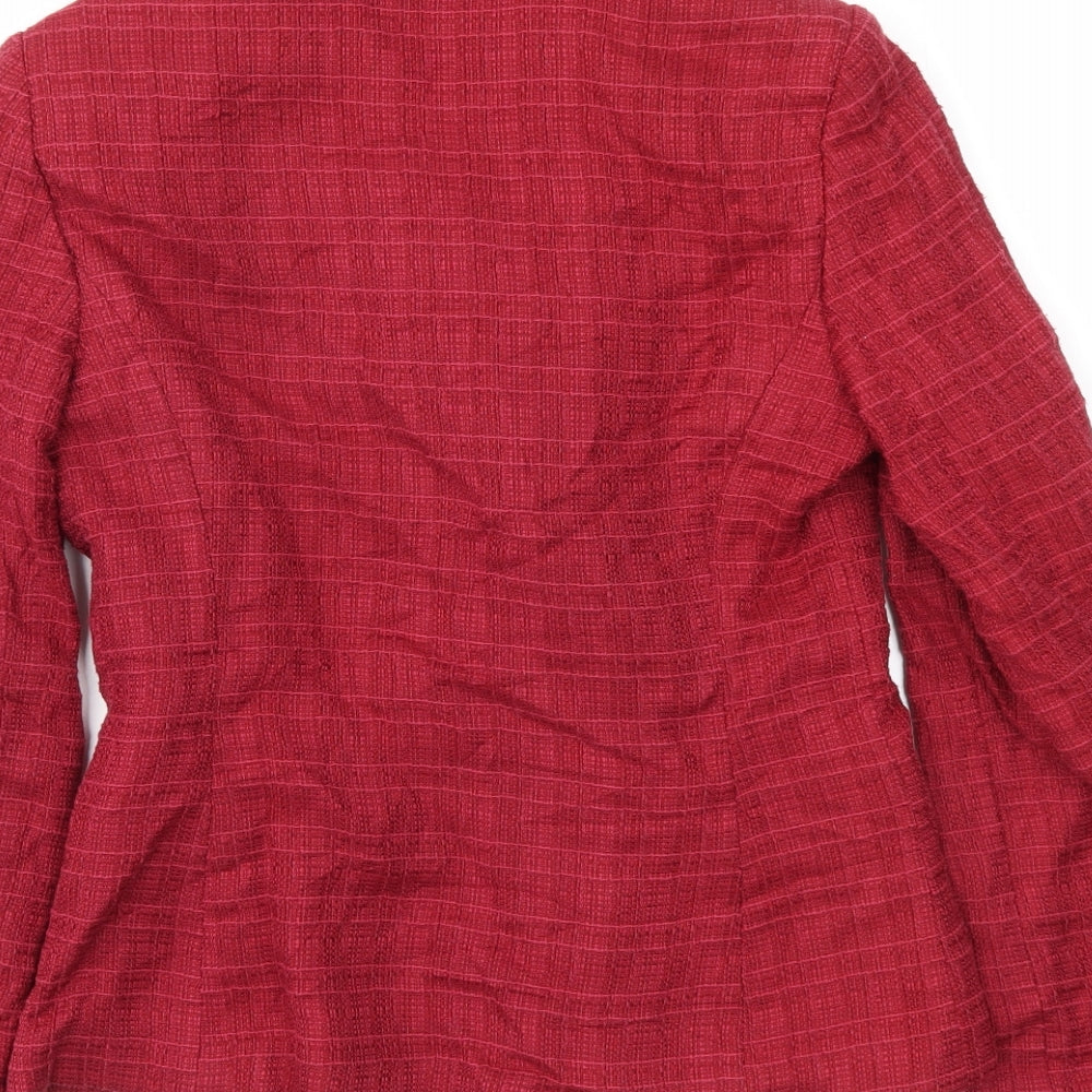 NEXT Womens Red Jacket Blazer Size 10