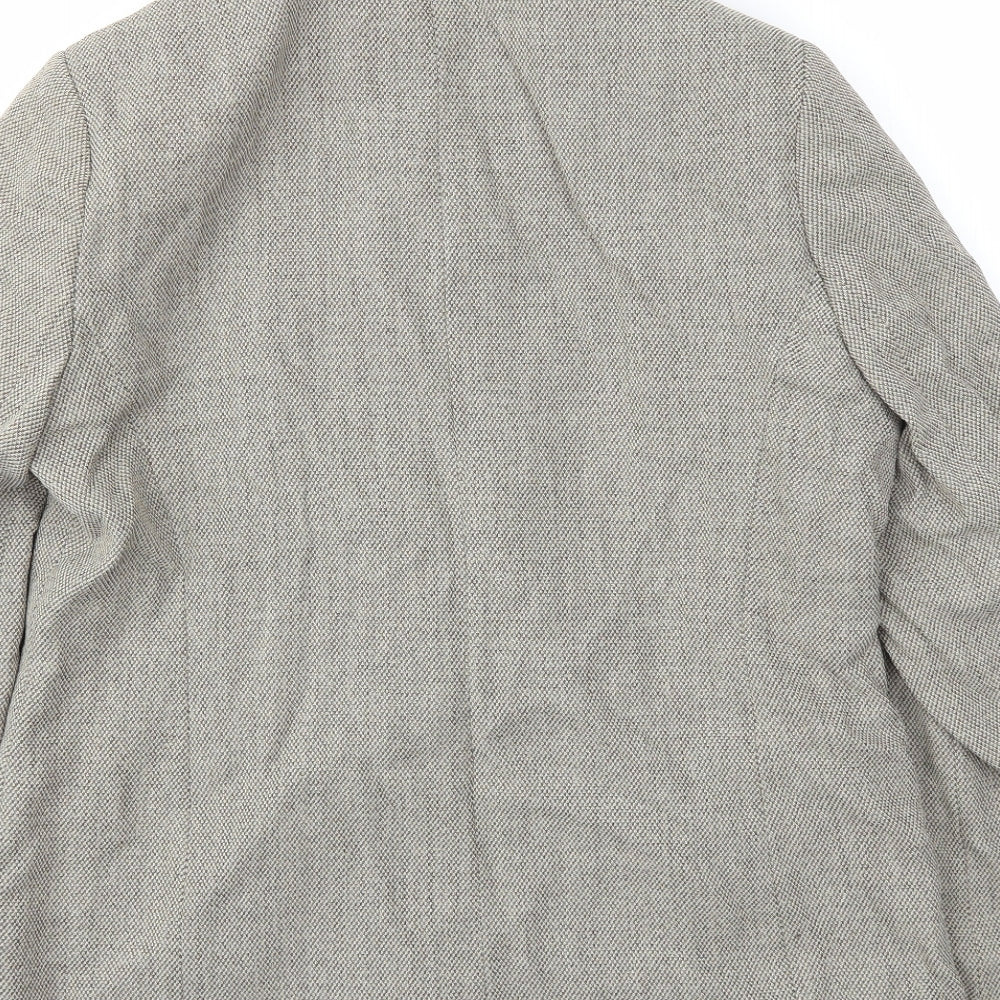 AMARANTO Womens Beige Jacket Coat Size 16