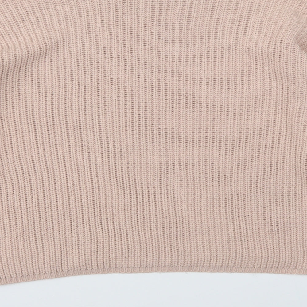 New Look Womens Pink Pullover Jumper Size M
