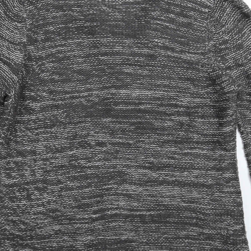 NEXT Womens Grey Knit Cardigan Jumper Size 14