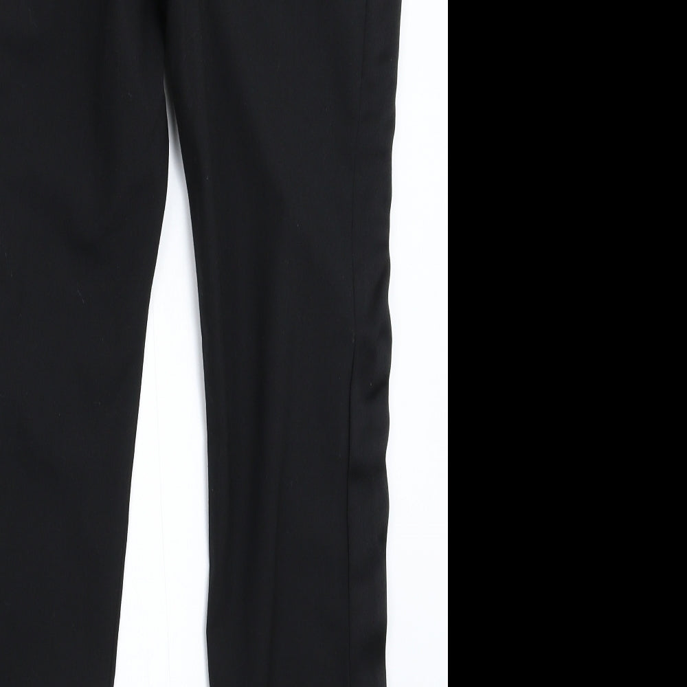 Debenhams Womens Black Dress Pants Trousers Size 10 L28 in